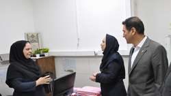 تقدیر از مسئول رفاهی بیمارستان بهارلو به مناسبت روز تعاون و رفاه